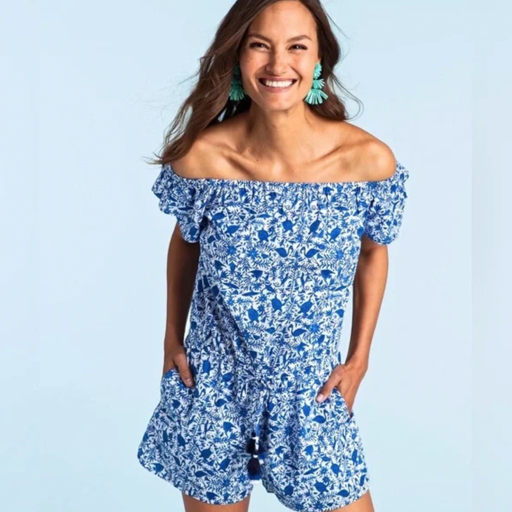 NWOT Vineyard Vines Sea Life Romper